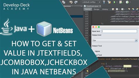 Java Swing Project Tutorial How To Get Set Values In JTextfields