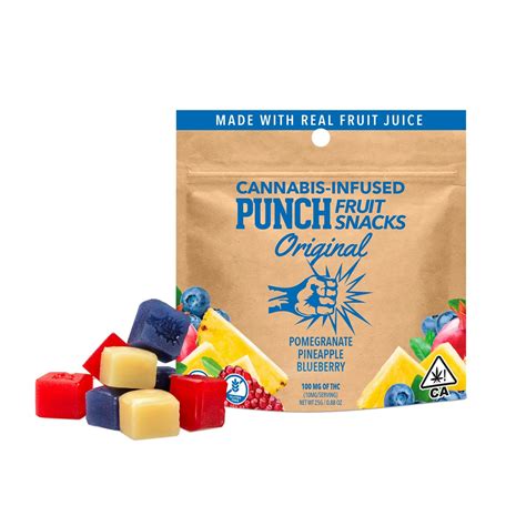 Punch Edibles And Extracts Original Fruit Snacks 100mg Weedmaps