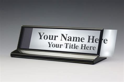 Acrylic Name Plate Office Name Plate Holder Desktop Name Plate