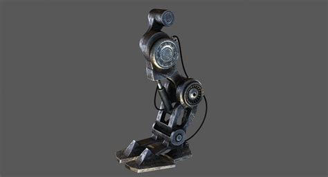 Sci Fi Robot Leg 3d Model Turbosquid 1196119