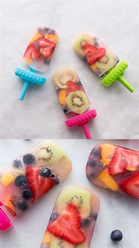 Fruit Popsicles 🍉🍓🥝 Such A Fun And Refreshing Treat For Summer An Easy Summer Dessert Recipe