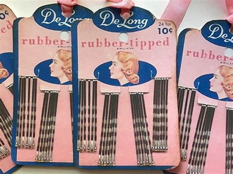 Vintage Bobby Pins T Tags Hairdresser T Tags Etsy