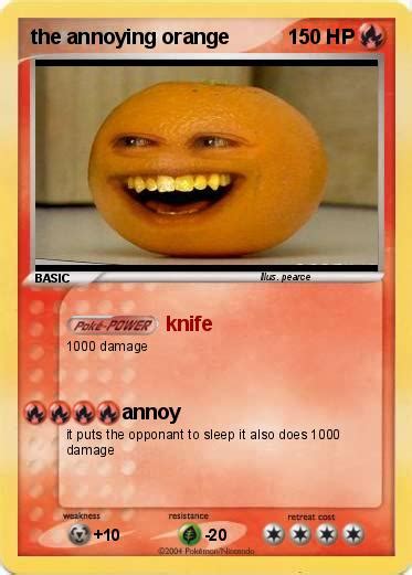 Pokémon The Annoying Orange 50 50 Knife My Pokemon Card