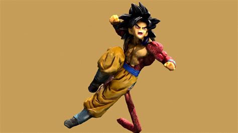 Goku Super Saiyan 4 From Dragonball Gt Download Free 3d Model By