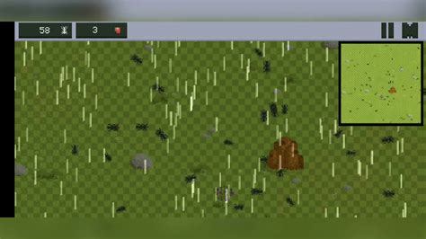 You should see a white twitter icon on the side of the screen. /Ant colony simulator/(часть 3) - YouTube