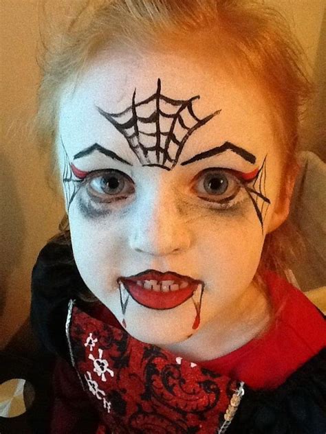 Easy Girls Vampire Face Painting Face Painting Halloween Halloween