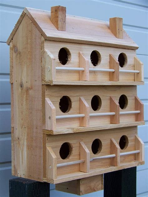 Purple Martin Deluxe Birdhouse With 9 Seperate Compartments Bird Houses Garden