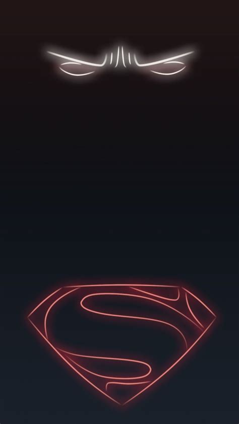 Neon Light Superhero Superman 1080 X 1920 Wallpapers Disponible En