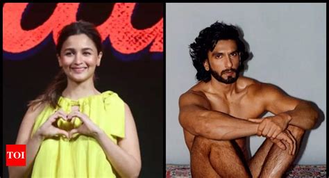 Mom To Be Alia Bhatt Reacts To Ranveer Singh S Nude Photoshoot I Don T Like Anything Negative
