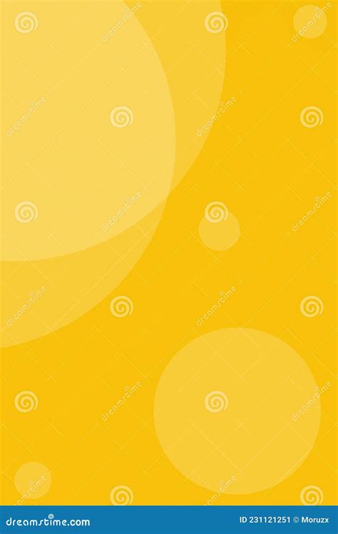 Portrait Yellow Abstract Wallpaper Background Stock Vector