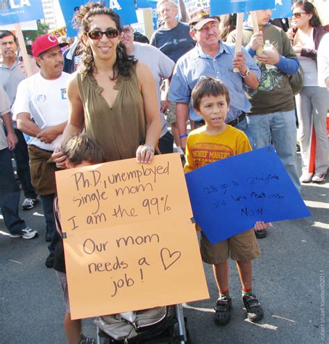 Occupy Los Angeles Marches For Bank Transfer Day La Imc