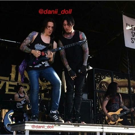 Ryan Seaman And Max In The Background But Jacky Vincent And Ronnie Radke Falling In Reverse