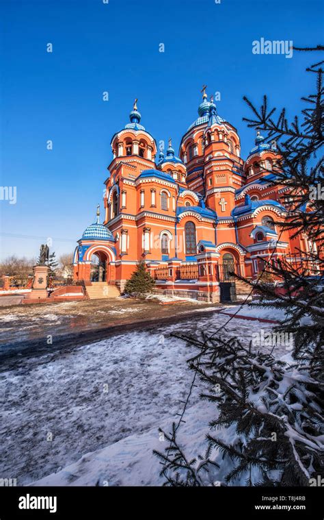 Kazan Church Of Irkutsk Irkutsk Siberia Russia Stock Photo Alamy
