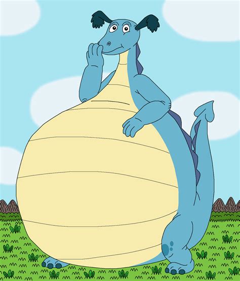 Reluctant Dragon With Big Belly For Kitsune Kuppa By Mcsaurus On Deviantart