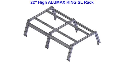 Alumax King Sl 88 Long Aluminum Tonneau Compatible Bed Rack Fits Ford