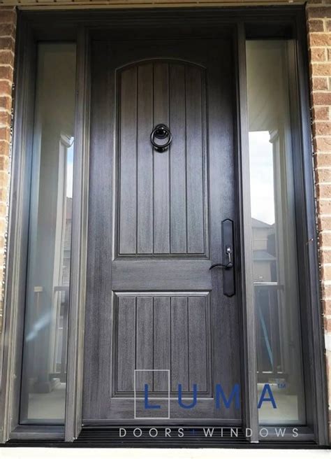 Fiberglass Entry Doors With Sidelights Reviews Glass Designs