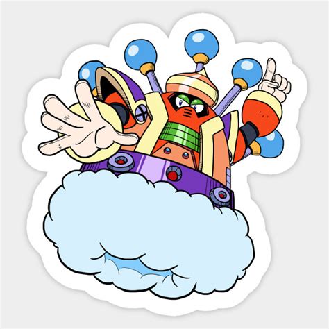 Cloudman Megaman Sticker Teepublic