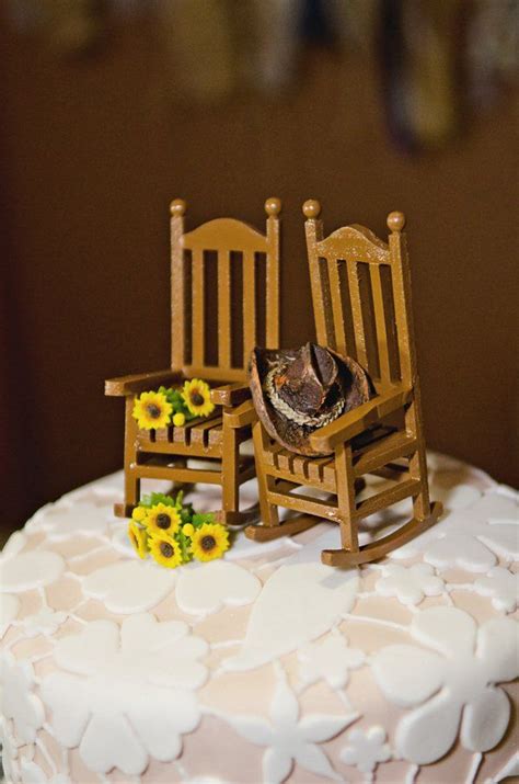 Country Sunflower Wedding Wedding Topper Wedding Cake