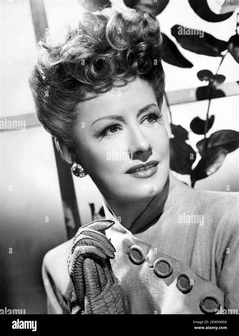 Irene Dunne 1898 1990 American Film Actress And Singer About 1945