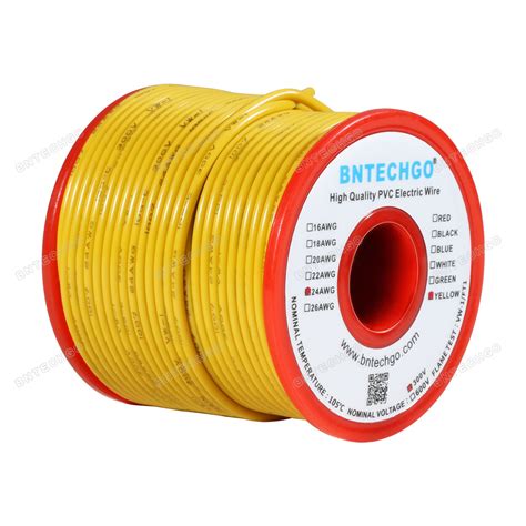 Bntechgo 24 Awg 1007 Electric Wire 24 Gauge Pvc 1007 Wire Stranded Wire