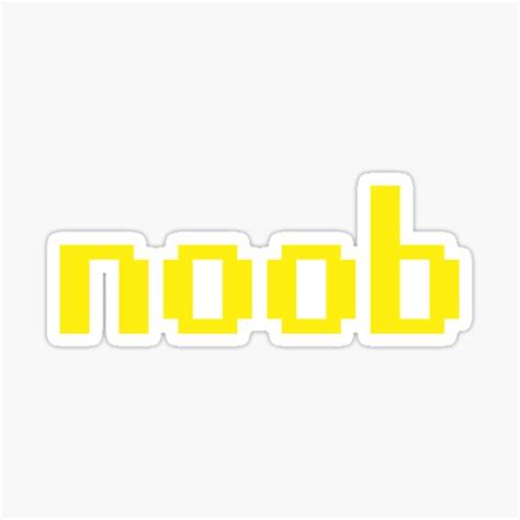 Roblox Noob Oof Sticker Tao Sticker
