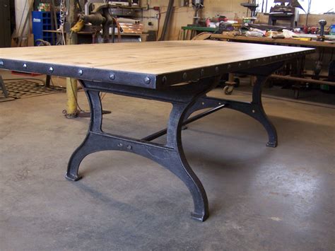 Lancaster table & seating antique walnut rustic industrial wooden dining height trestle table base for 30 x 72 table tops. Google Image Result for http://www.stissingdesign.com/wp ...
