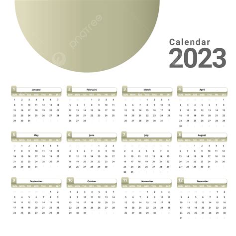Gambar Kalender Desain Perusahaan 2023 Kalender 2023 Perusahaan Png