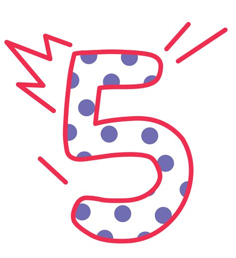 5 Number Png Image Png Play
