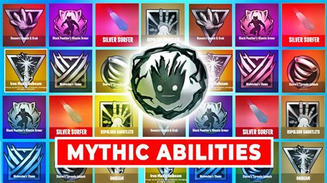 All Mythic Hero Villain Abilities In Fortnite Youtube