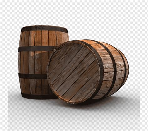 Ilustra O De Dois Barris De Madeira Marrom U Sque De Vinho Whisky