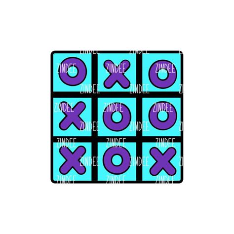 Tic Tac Toe Board With Pieces