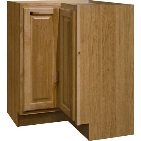 The basics of installing base cabinets: Hampton Bay Hampton Assembled 28.5x34.5x16.5in. Lazy Susan ...