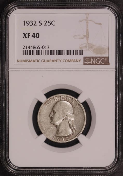 1932 S Washington Quarter Ngc Xf 40 Northern Nevada Coin