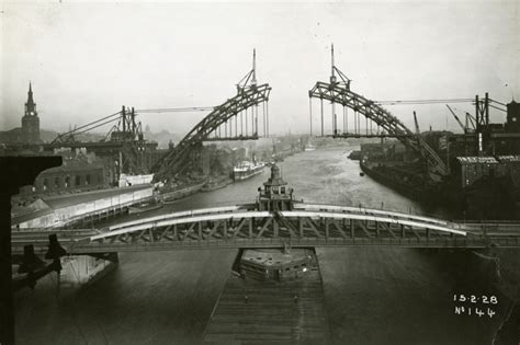 Tyne Bridge Under Construuction 1928 Newcastle Gateshead Bridge