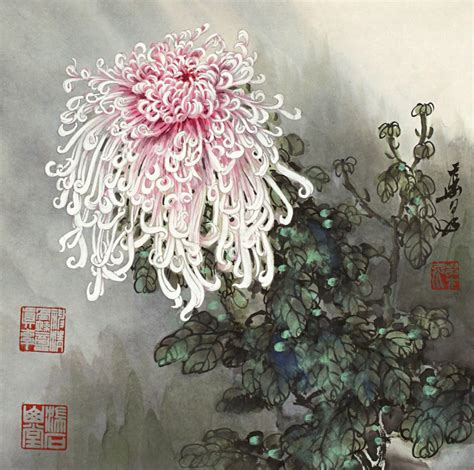 Хризантемы в китайской живописи mishoukov LiveJournal