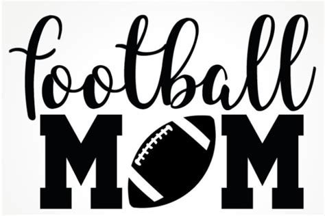 Football Mom Svg File For Cricut And Silhouette Football Svg Svg