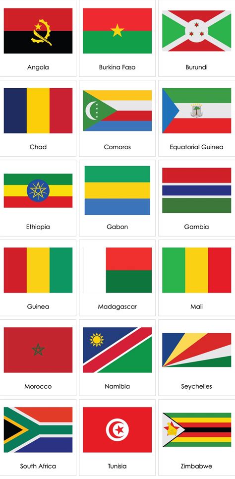 Flags Of African Countries 02 Ami Digital