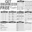 Get Organized  Free Printables To Organize Your Home In 2016 The