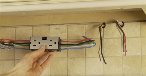 In this video i will run all new electrical service to my bathroom. receptacle - Up-to-code install of under-cabinet electrical outlets - Home Improvement Stack ...