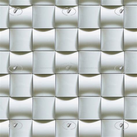 White Mosaic 3d Wall Tile Texture Seamless 21048