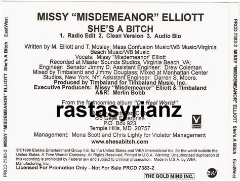 Hip Hop And Ragga 12 7 And Cds Cdm And Album Promos Missy Misdemeanor Elliott Shes A B