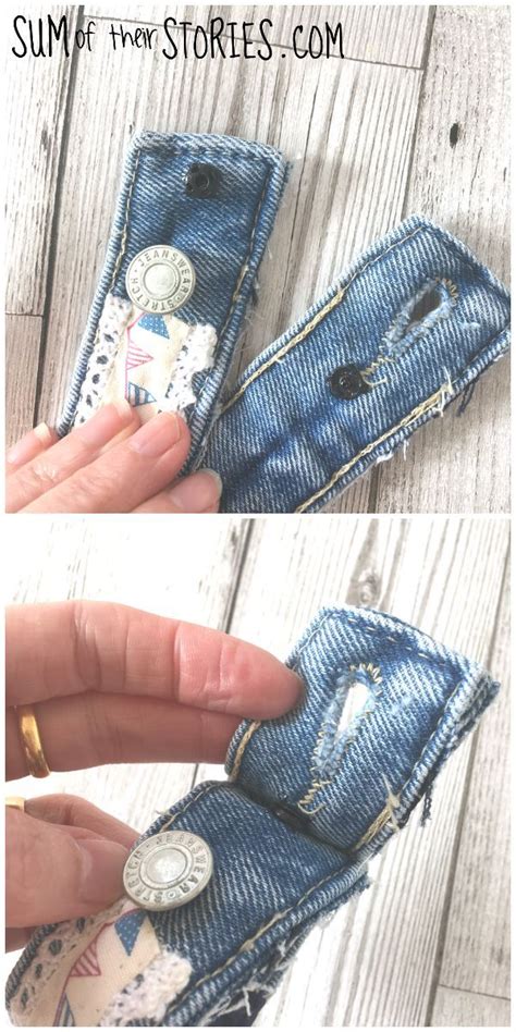 Upcycled Jeans Cuff In 2020 Upcycle Jeans Simple Cuff Simple Cuff