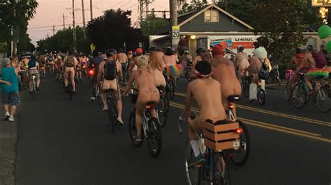 Photos Portland World Naked Bike Ride Warning Nudity Kgw The Best Porn Website