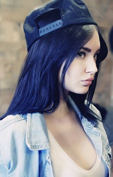 73 Best Blue Black Hair Images On Pinterest Hairstyles