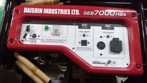 Jual Genset Honda Daishin Seb7000hsa Generator Set Bensin Seb 7000 Hsa