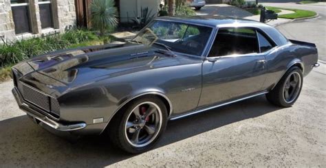 1968 Camaro Rally Sport Rs Charcoal Grayblack For Sale Chevrolet