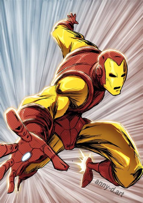 Classic Ironman By Anny D Deviantart Com On Deviantart Iron Man Art Iron Man Comic Iron Man