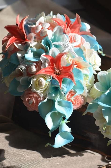 【perfect for any occasion】artificial flower calla lily is easily bent or cut down as you need, perfect. Beach Wedding Package- Real Touch Flowers Plumerias Roses ...