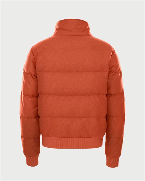 The North Face Brown Label Larkspur Wool Down Jacket Heritage Orange