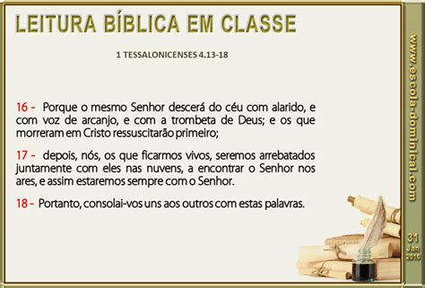 Escola Bíblica Dominical LiÇÃo 05 O Arrebatamento Da Igreja Slides